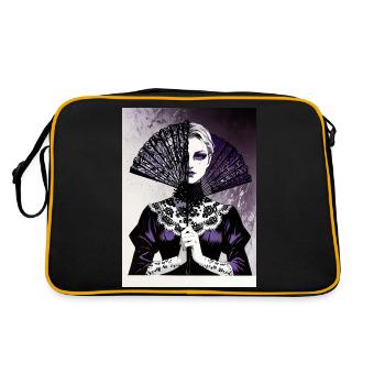 Lace & Lies - Retro Bag - black/gold - Back