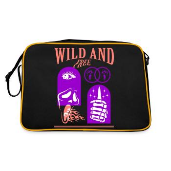 Sauvage et libre - Sac Retro - noir/or - Dos