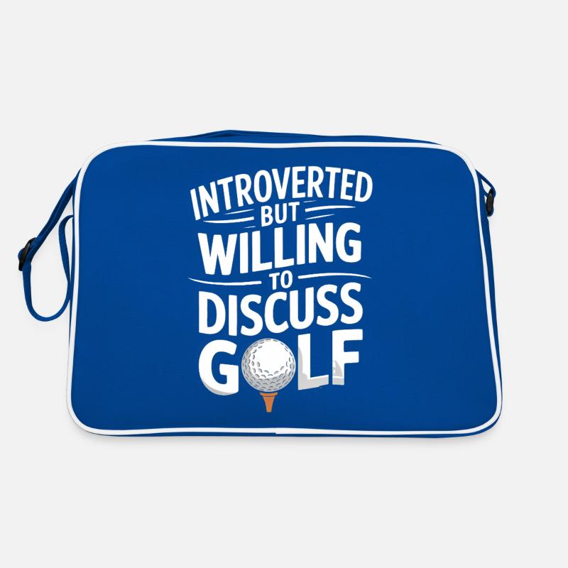 Golf Player Funny Golfing Fathers Day Golf Lover Retro Bag