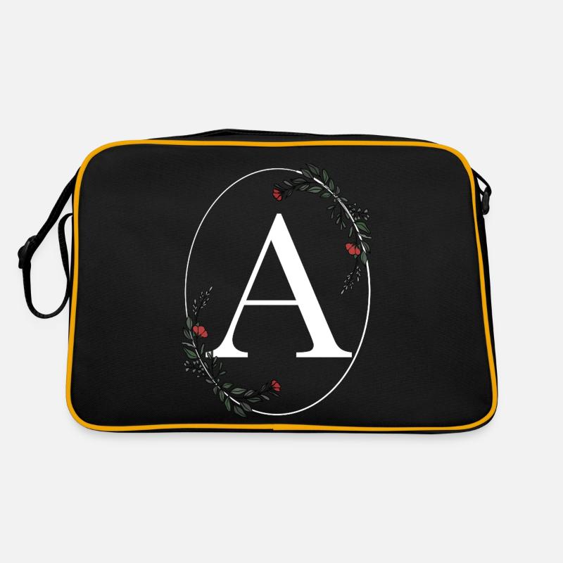 Buchstabe A Retro Tasche