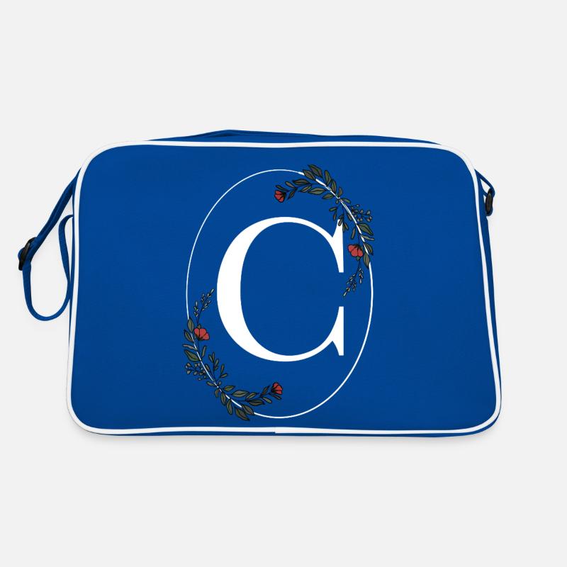 Buchstabe C Retro Tasche