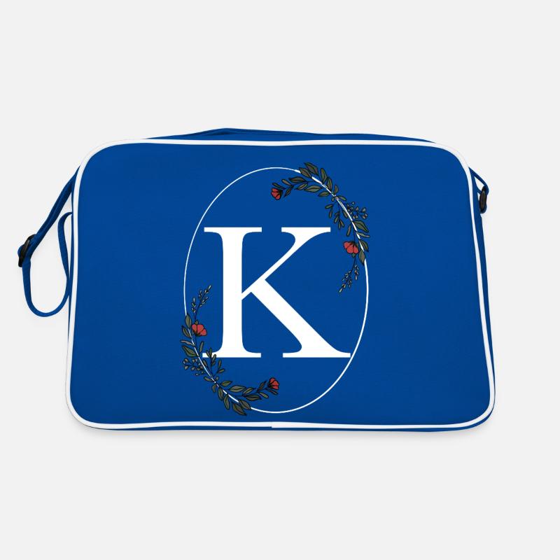 Buchstabe K Retro Tasche