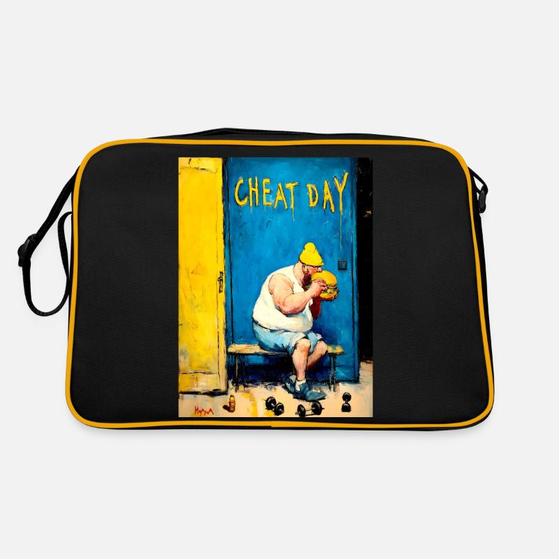 "Cheat Day" by van Gogh Retro Bag
