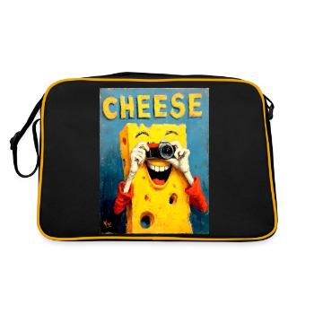 « Fromage » de van Gogh - Sac Retro - noir/or - Dos