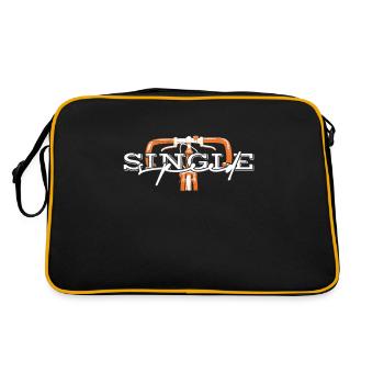 Graphic Single Speed Bike - Retro Bag - black/gold - Back