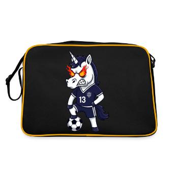 Angry Unicorn Football Fan Jersey 13 - Retro Bag - black/gold - Back