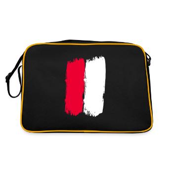 T-shirt rouge blanc blanc rouge - Sac Retro - noir/or - Dos