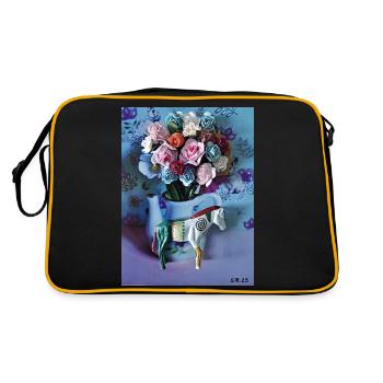 Colorful pony - Retro Bag - black/gold - Back