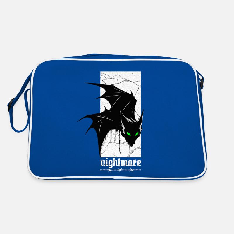Nightmare Bat – Gothic Horror Vampire Creature Art Retro Bag