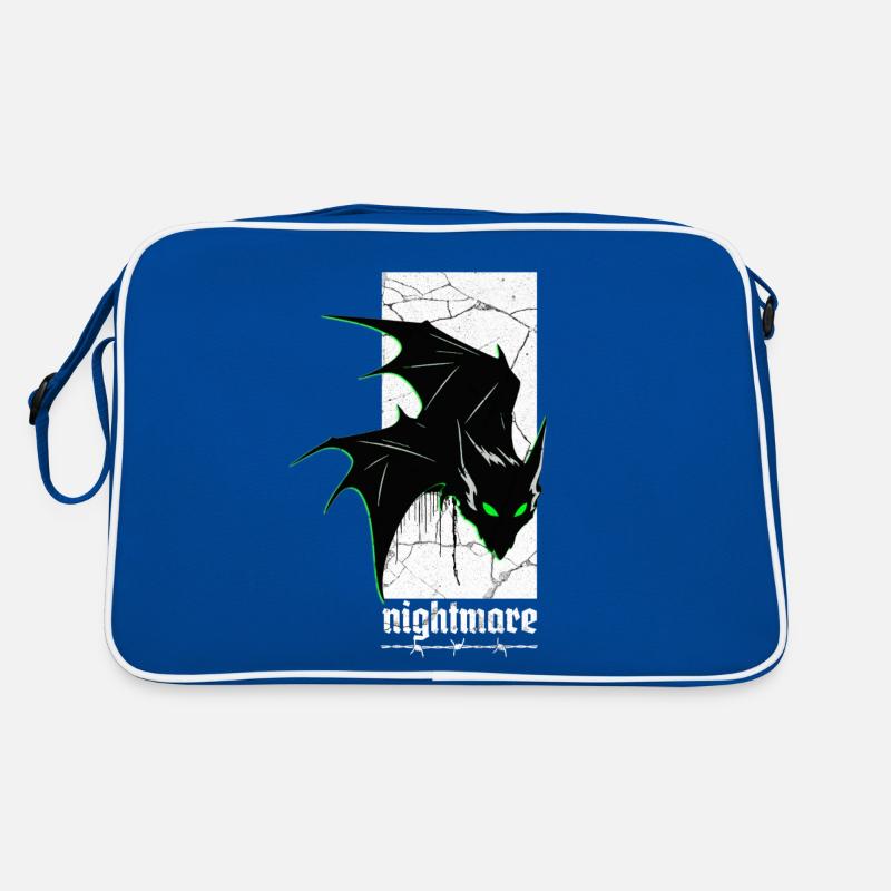 Nightmare Bat – Gothic Horror Vampire Creature Art Retro Bag