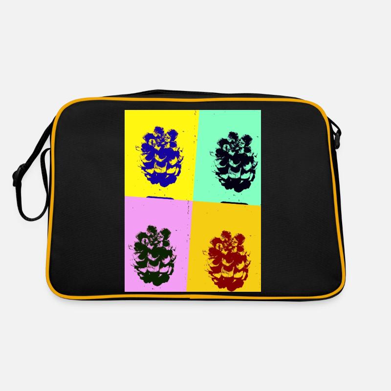 Tannenzapfen Retro Tasche