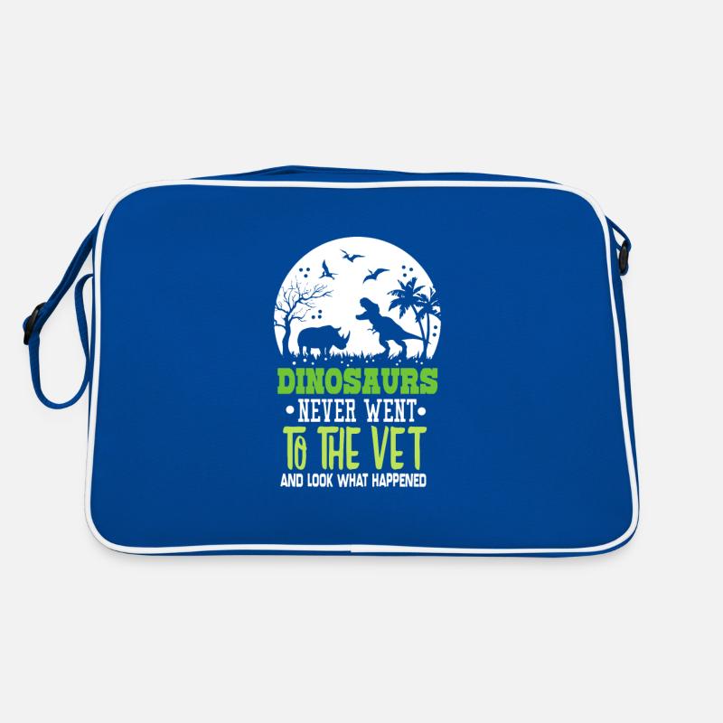Vet profession veterinary dinosaur gift idea Retro Bag