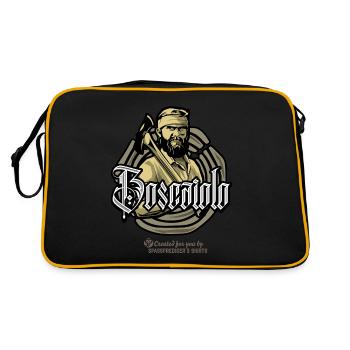 Bûcheron Boscaiolo d’Italie - Sac Retro - noir/or - Dos