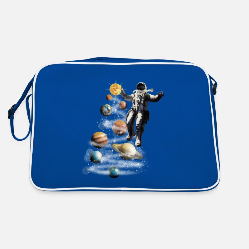 Noël dans l’espace Astronaute du système solaire Sac Retro