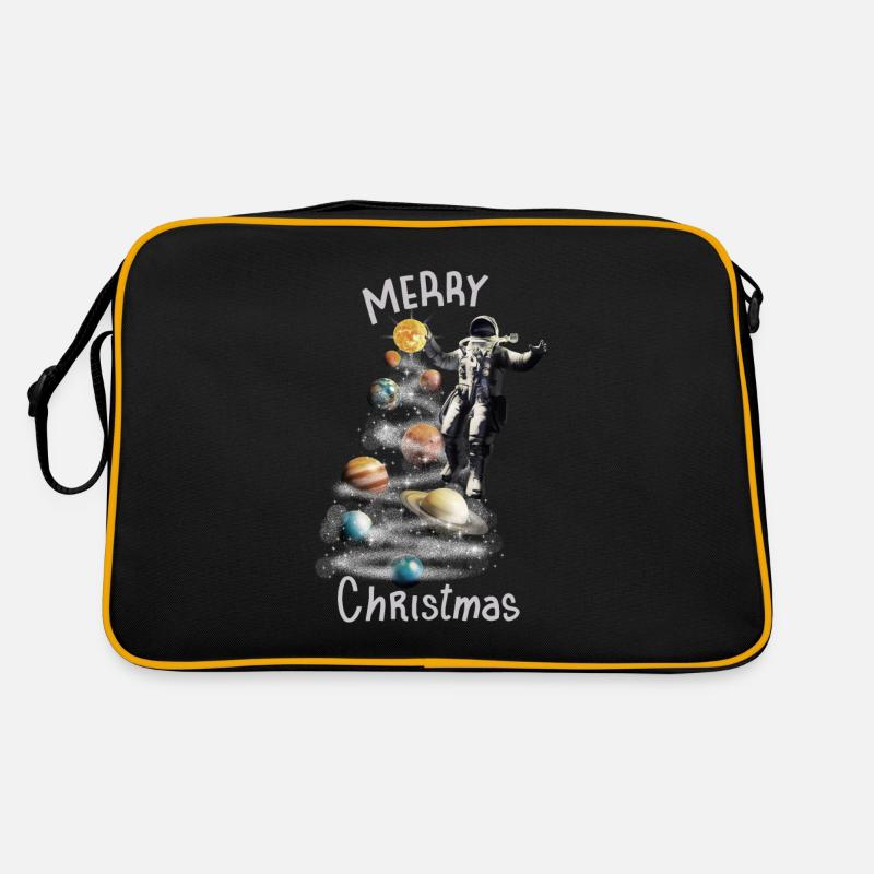 Noël dans l’espace Astronaute du système solaire Sac Retro