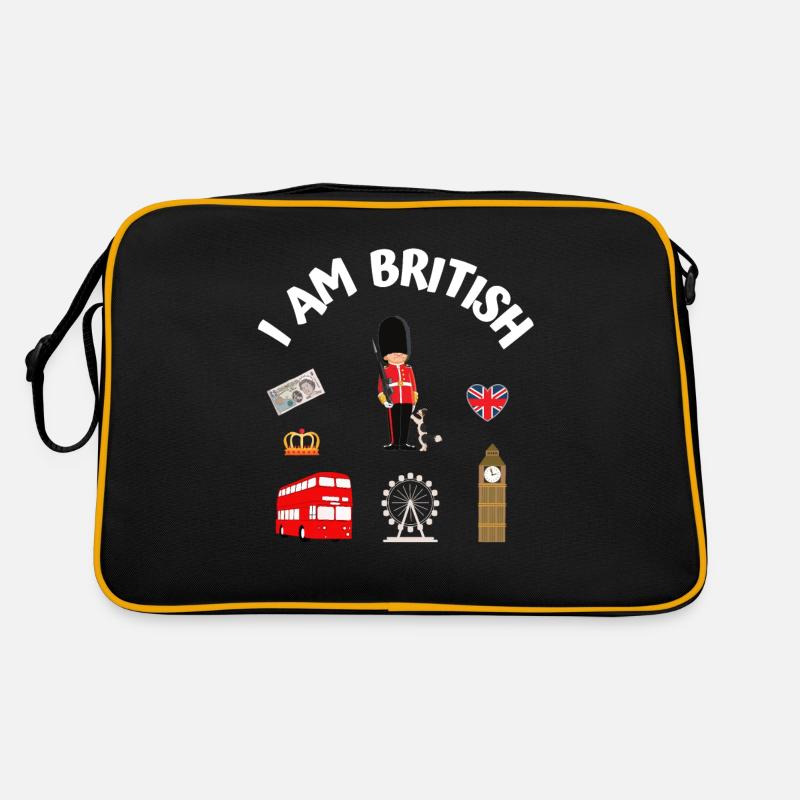 Je suis britannique Sac Retro