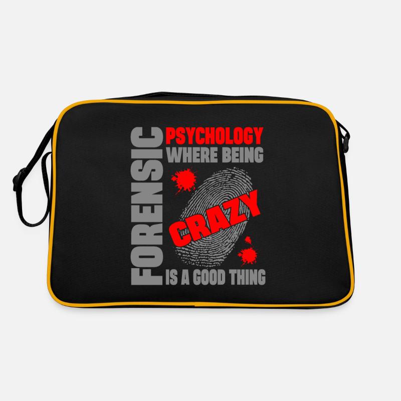 Forensic Psychologist Print Forensic Psychology Retro Tasche
