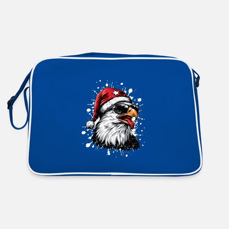 Eagle Christmas Funny Retro Bag