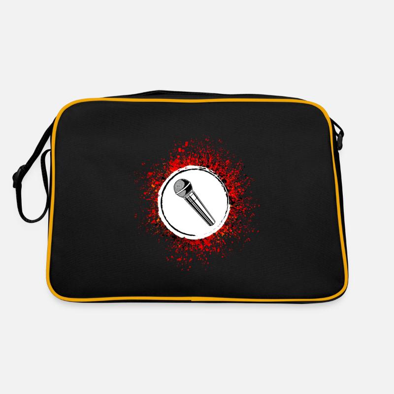 Icône du microphone Sac Retro