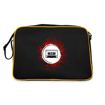 Cassette Symbol - Retro Bag - black/gold - Back