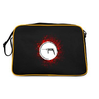 Electric Drill Icon Tool - Retro Bag - black/gold - Back