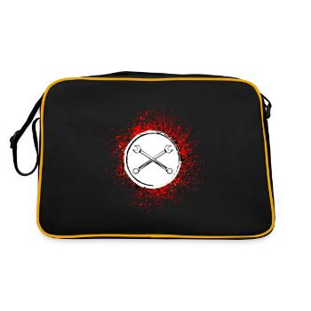 Outil de symbole de clé - Sac Retro - noir/or - Dos