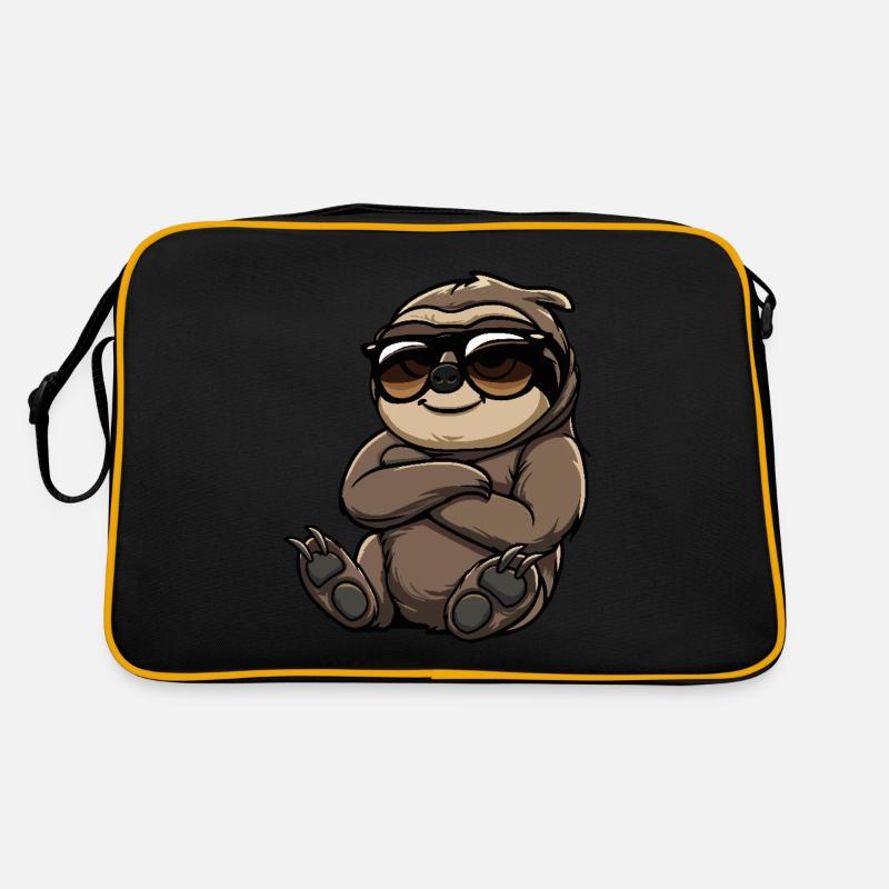 Faultier Cool Comic Retro Tasche