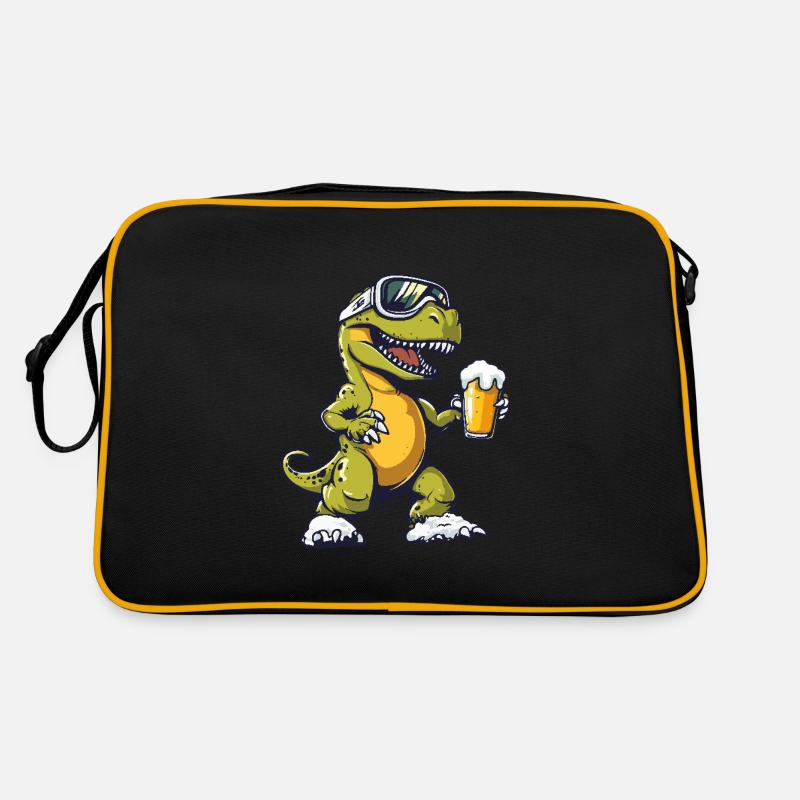 Dinosaur T-Rex Après-Ski Beer Retro Bag