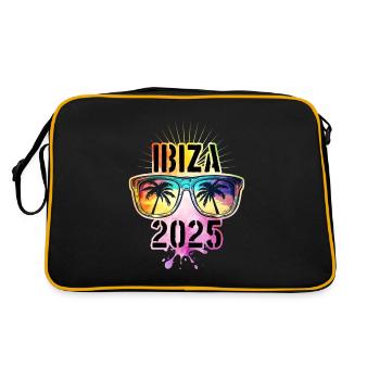 Ibiza 2025 Palmiers Colorés - Sac Retro - noir/or - Dos