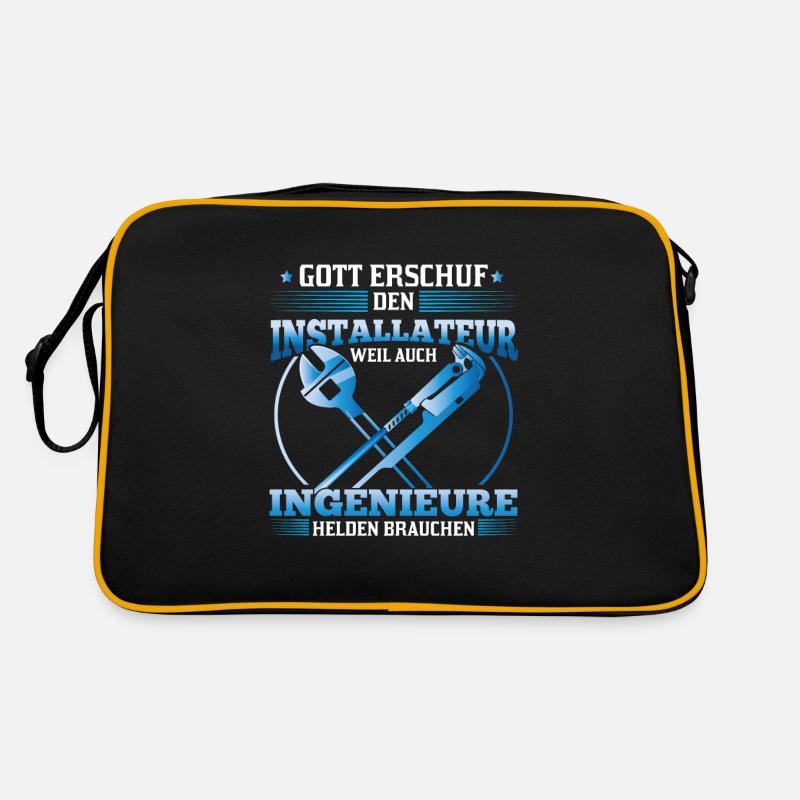 Installer God created him because engineers also Retro Bag