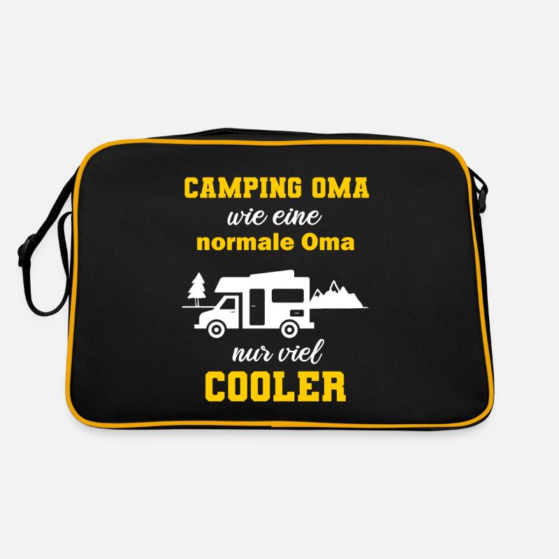 Camping Oma Wohnmobil Camper Campen Geschenk Retro Tasche