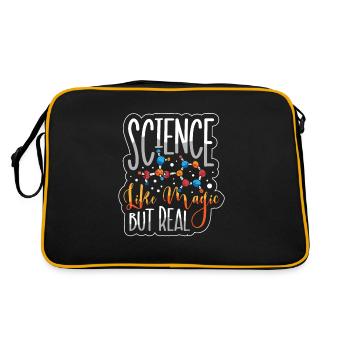Chemistry Science Physics Research - Retro Bag - black/gold - Back