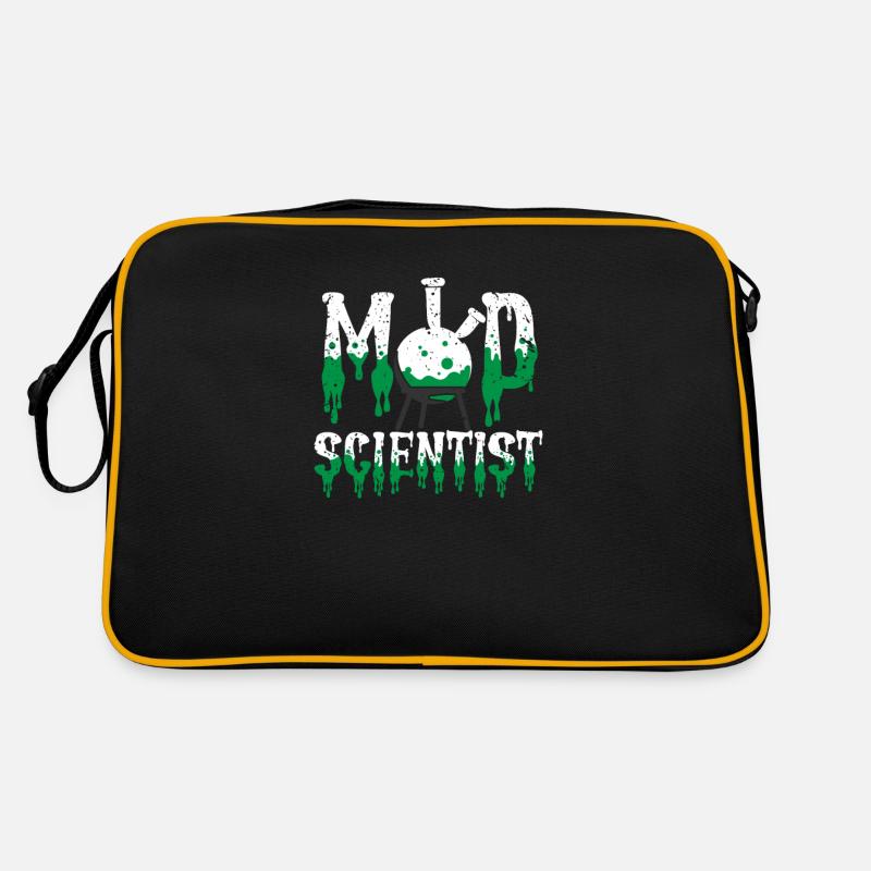 Chemistry Science Physics Research - Retro Bag - black/gold