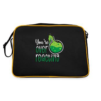 Chimie Science Physique Recherche Nerd Humour - Sac Retro - noir/or - Dos