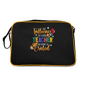 Teachers Present Teacher Training Course Teacher School - Retro Bag - black/gold - Back