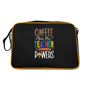Teachers Present Teacher Training Course Teacher School - Retro Bag - black/gold - Back