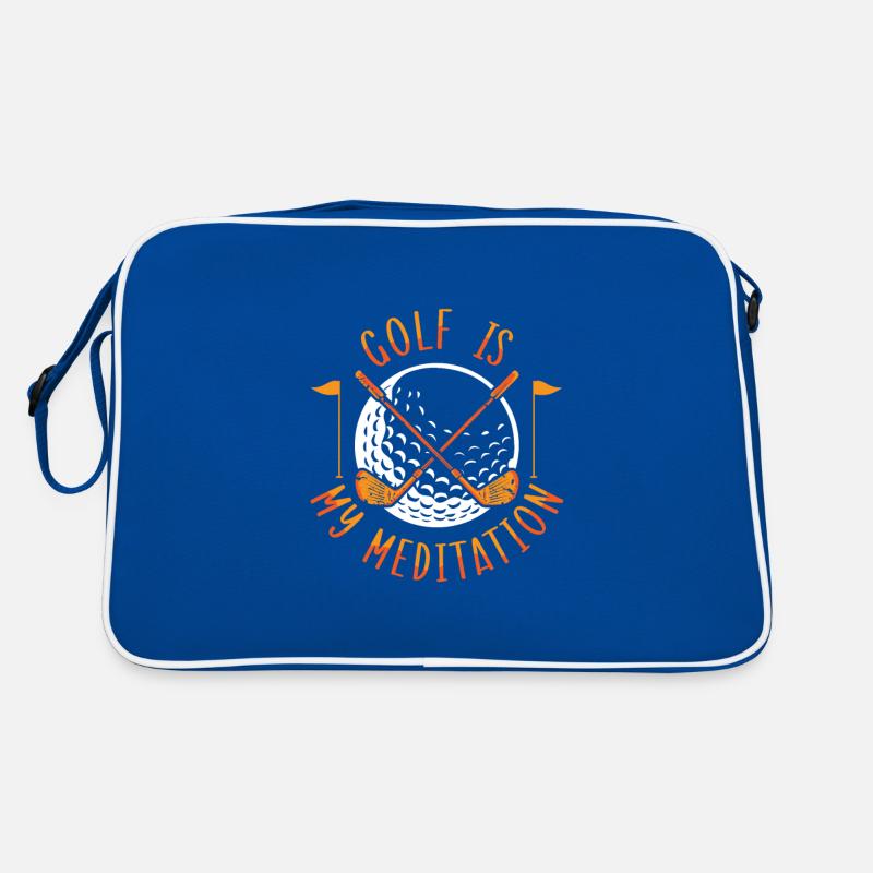 Golf Golfer Present Golf Player Golf Club Golf Ball Retro Bag