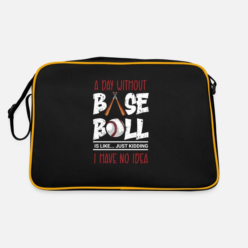 Baseball Present Homerun Baseball Player Athlete Retro Bag