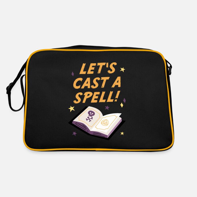 Lets cast a spell, Halloween Retro Bag