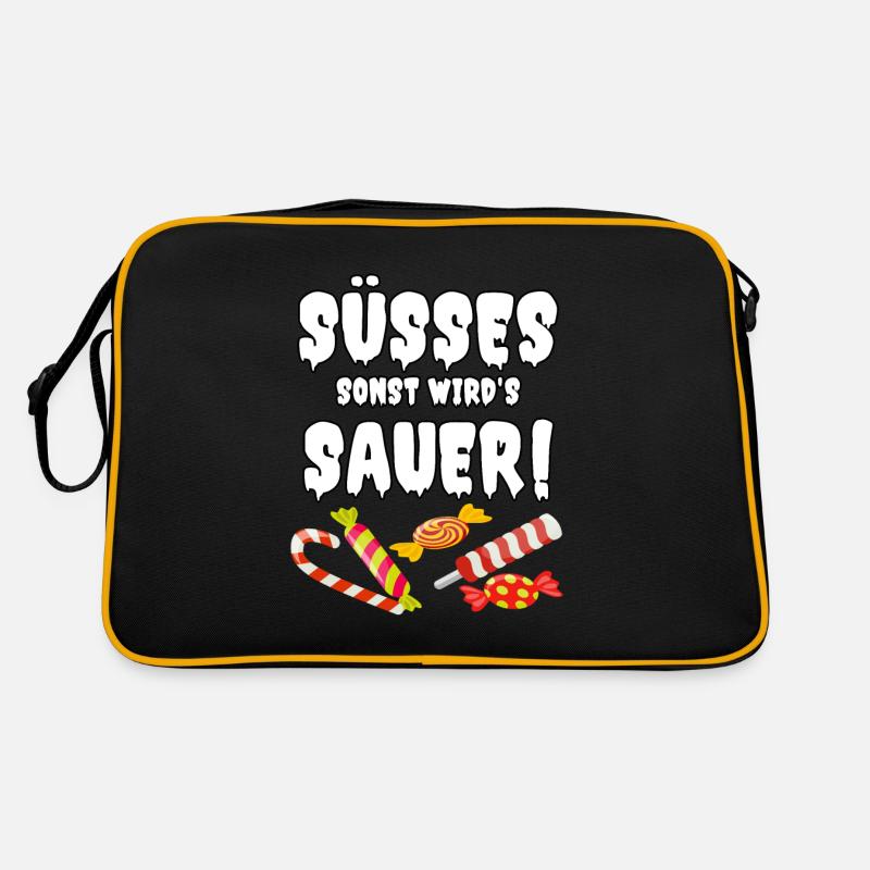 Süßes sonst wird’s sauer Retro Tasche