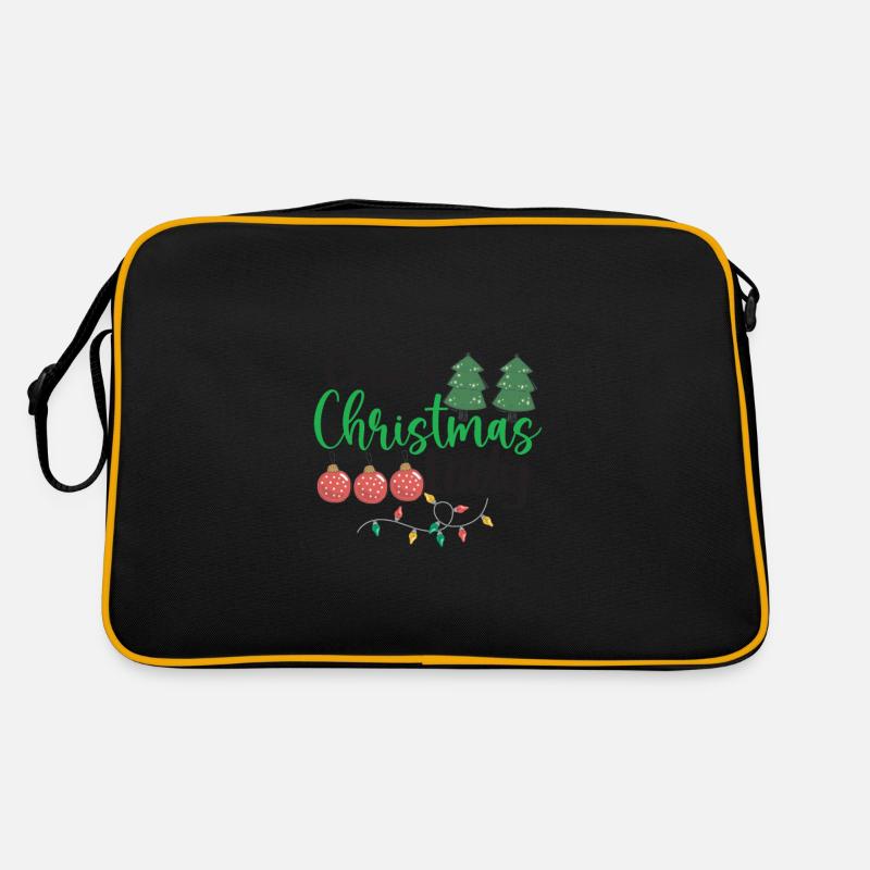 folle dame de Noël Sac Retro