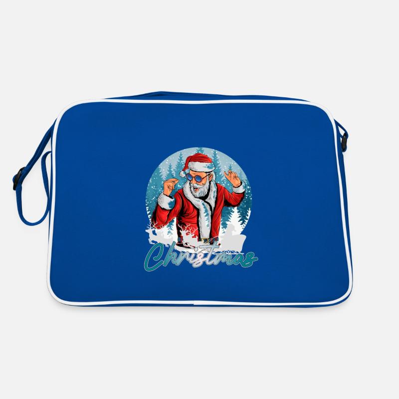 dancing Santa Retro Bag