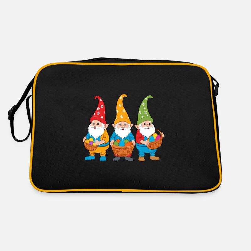 Easter Norse Gnome Easter Bunny Dwarfs Retro Bag