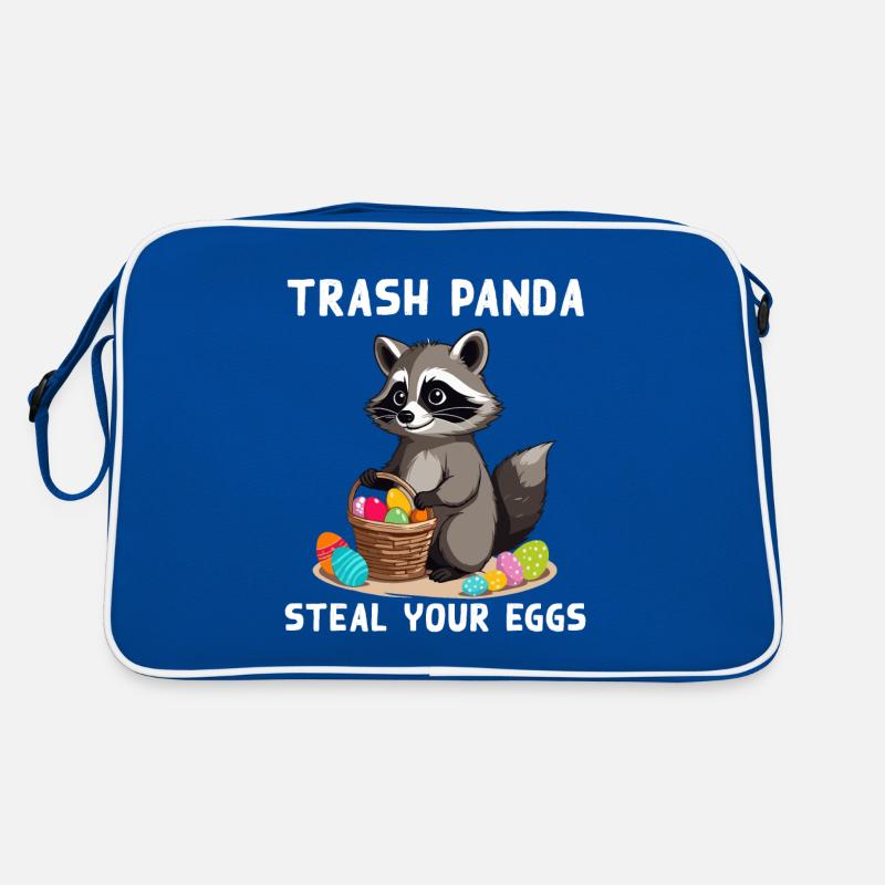 Lustiger Waschbär Spruch Waschbären Osterhasen Retro Tasche