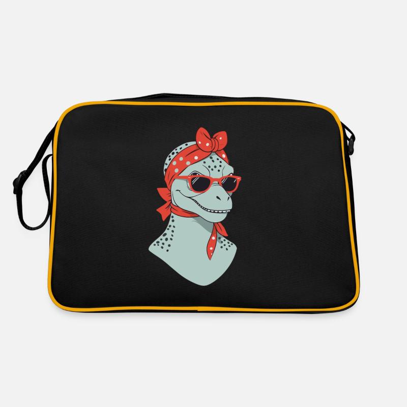 Funny Dinosaur Mom Cool Dino Wife Retro Bag