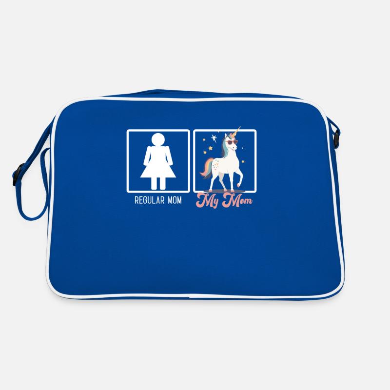 Lustiger Mutter Vergleich Einhorn Mama Design Retro Tasche