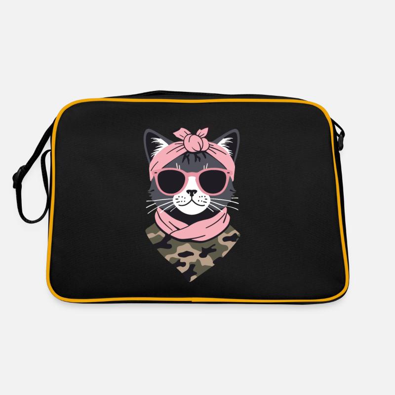 Mignon Chat Maman Chat Lover Style Sac Retro