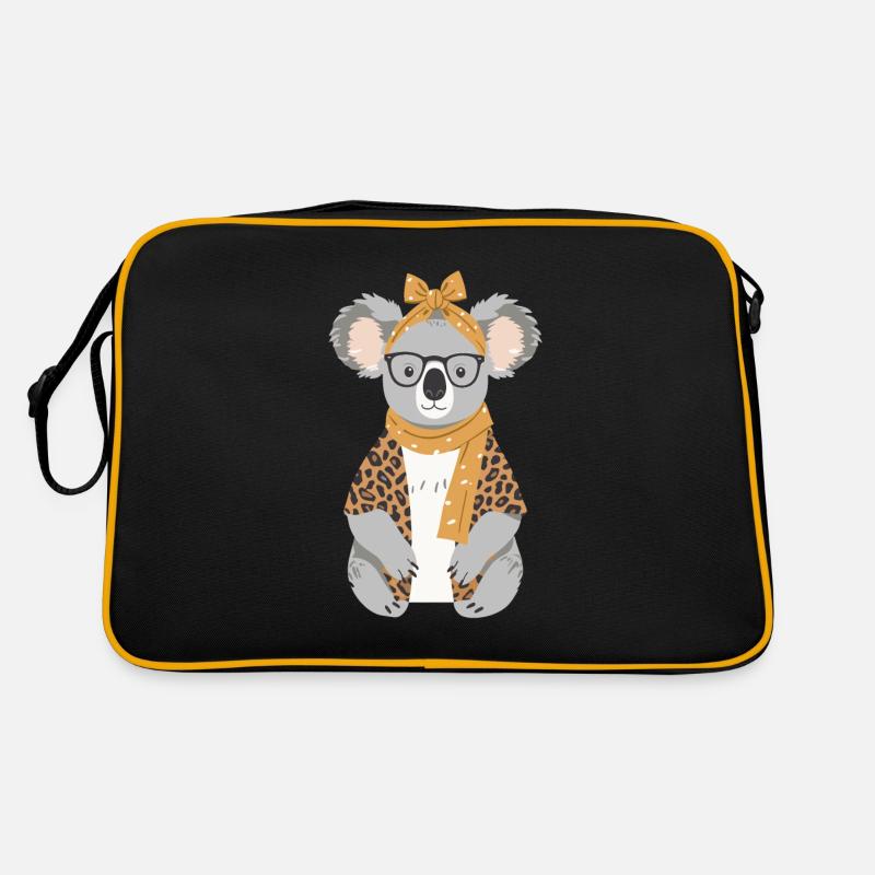 Drôle Koala Maman Mignon Koala Ours Amour Sac Retro