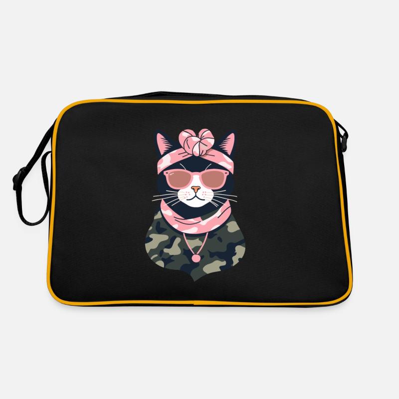Mignon Chat Maman Chat Lover Style Sac Retro