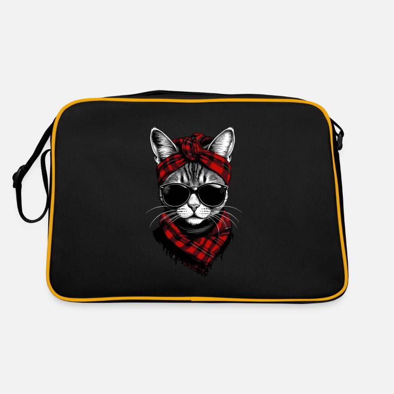 Mignon Chat Maman Chat Lover Style Sac Retro